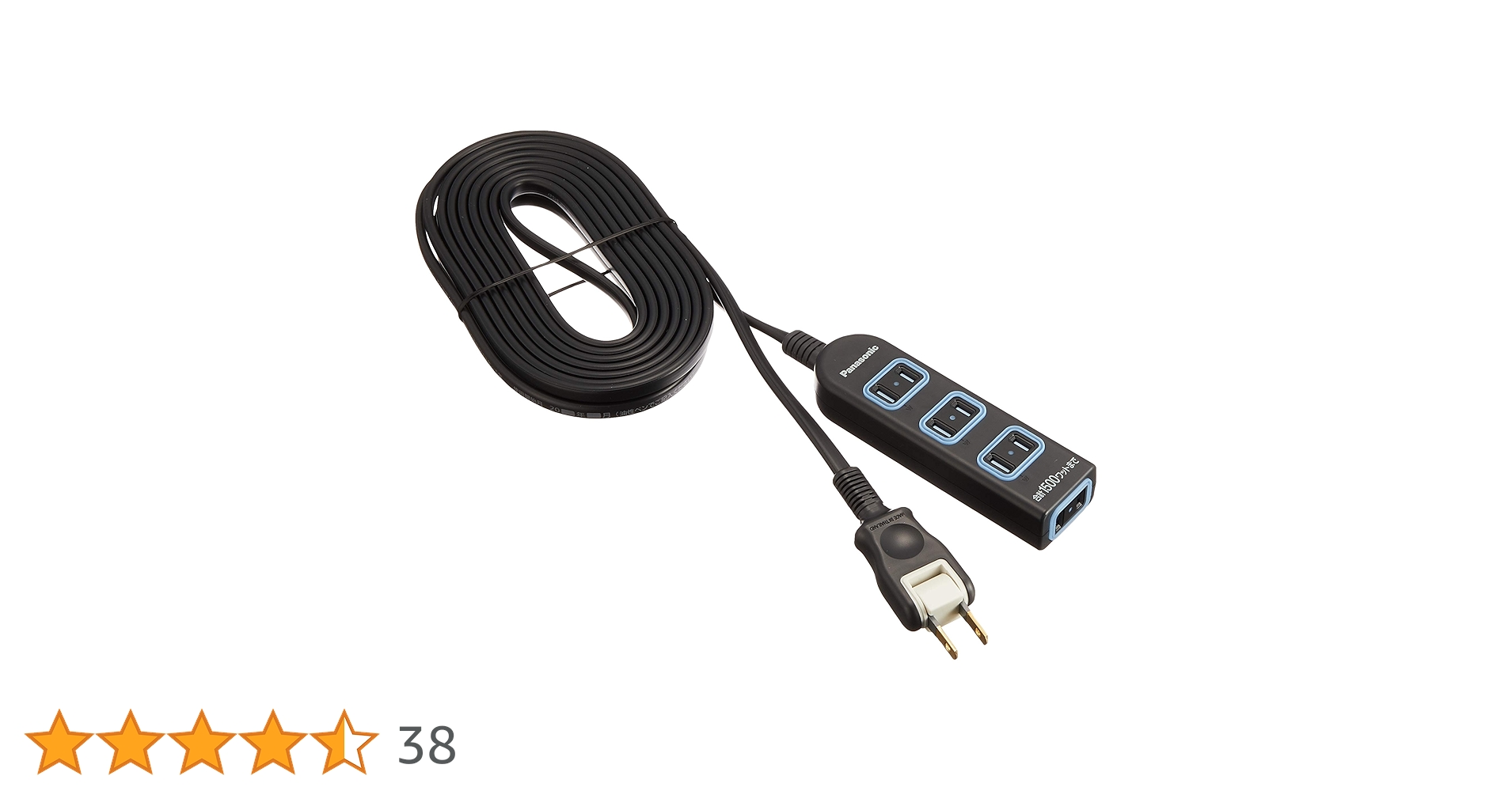 Amazon.co.jp: パナソニック WHA2554BKP ザ・タップX 4コ口 5m